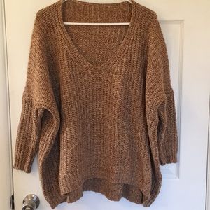 Chunky V Neck Sweater